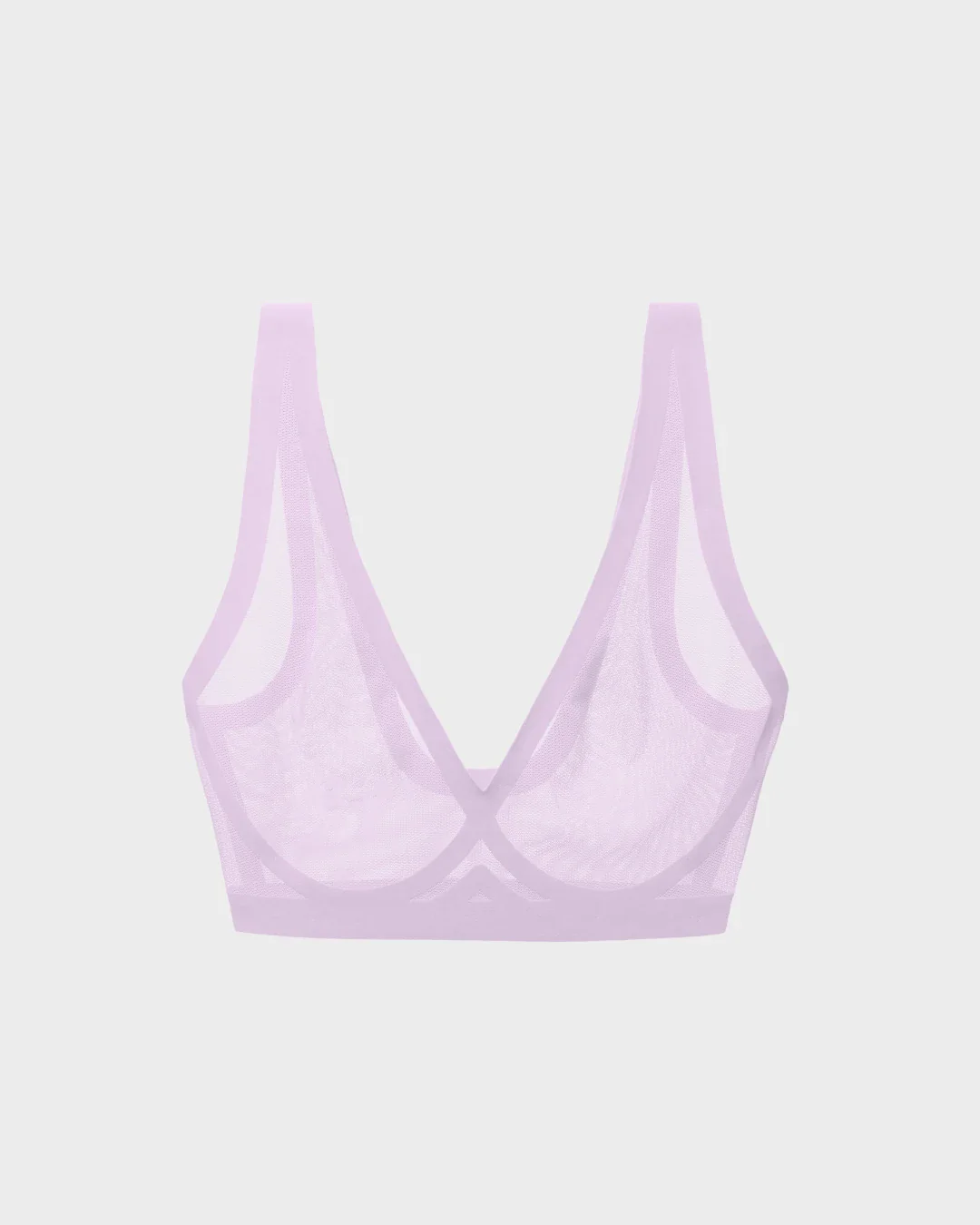 Pastel Lilac Sheer Bralette