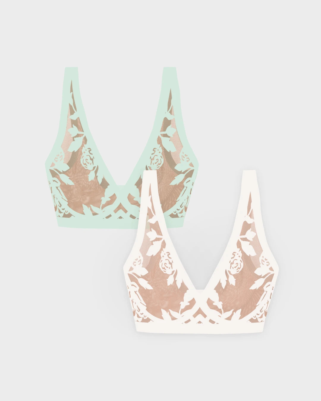 Madam Muse and Madam Lux Sheer Bralette Duo