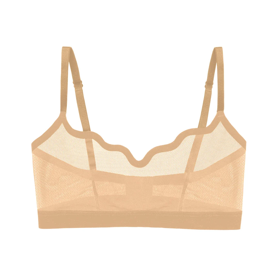 Cookie Dough Sheer Bralette