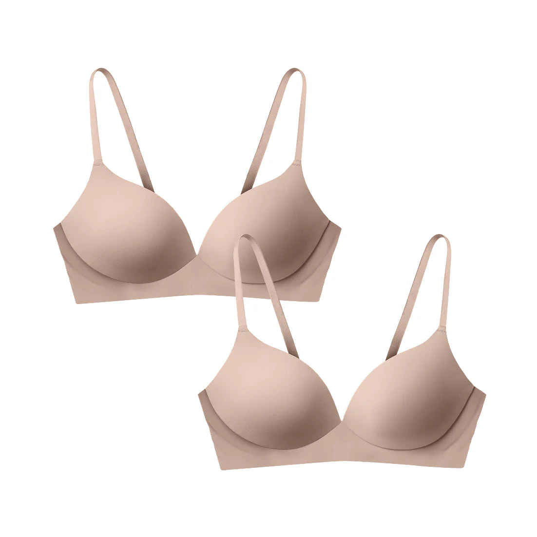 Nude Pain Free T-Shirt Bra Bundle